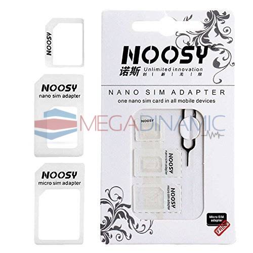 Noosy : Adaptador SIM / microSIM / nanoSIM (blíster)