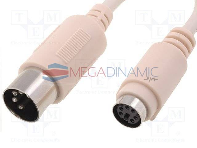 difference Aja Refund Cablu DIN 5 pini tata PS2 mama 0.15 metri C-PS2G-DW
