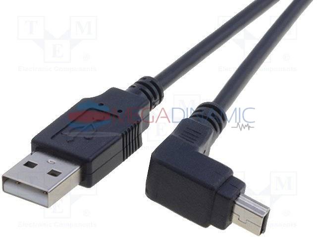 pawn General tornado Cablu USB A tata mini USB tata 90 grade, 1.8 metri , 93971