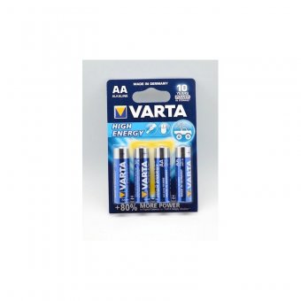 Baterie alcalina R6 AA Varta High Energy blister 4 buc