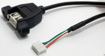 Cablu USB A tata pe pe panou la mufa 4 pini mama, M73515
