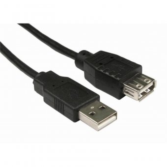 Cablu USB A tata USB A mama 1,8m, prelungitor imprimanta, F315997