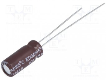 Condensator electrolitic 1500uF 16V, 12,5x20mm, low impedance, Elite