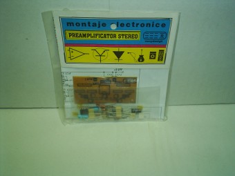 Kit preamplificator stereo, piese neplantate