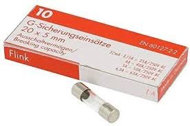 Siguranta rapida 1A, 5x20mm , 10 bucati ESKA