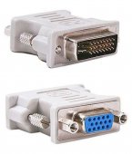 Adaptor DVI-I 24+5 pini tata la  VGA mama 15 pini MD90908