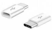 Adaptor micro USB mama USB tip C tata alb, 14977