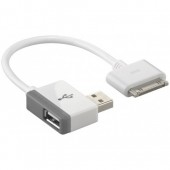 Adaptor USB tata USB mama si Apple 30 pini,  95733