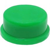 Buton plastic verde 13x18mm M57222