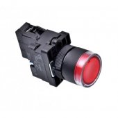 Buton Push EB2 Ø22 mm Roșu fără reținere