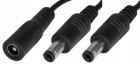Cablu alimentare DC 2,1mm mama la 2 x DC 2,1mm tata 30cm, MD90231