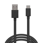 Cablu de date si incarcare rapida USB C , 1metru, negru, G55550