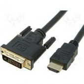 Cablu DVI (24+1) tata HDMI tata 3m VCOM, CG481G-030-PB