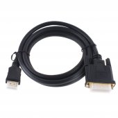 Cablu HDMI tata DVI 24+1 tata 1.5m contacte aurite, 77481