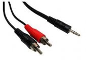Cablu jack 3,5mm stereo tata 2RCA tata, lungime 1.5m , MD90057