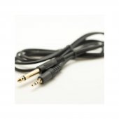 Cablu jack 3,5mm stereo tata jack 6,3mm mono tata 1,5m conectori auriti, MD90186
