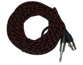 Cablu microfon XLR mama mufa jack 6,3mm mono tata 5 metri KPO2757-5