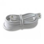 Cablu telefonic extensie 4 fire, alb, 3 metri, MD90104