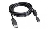 Cablu USB tata mini USB 8 pini tata, 2metri, ecran ferita,  D367701