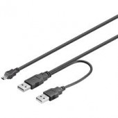 Cablu USB tata mini USB B 5 pini tatax2  1,8 metri  B93352