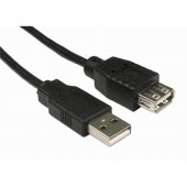 Cablu USB A tata USB A mama 1,8m, prelungitor imprimanta, F315997