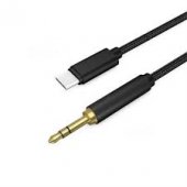 Cablu USB type C jack 3,5mm stereo tata 1 metru, negru, M73581