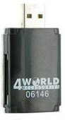 Cititor de carduri 4 în 1 microSD / SDHC / SD / MS / M2 115-019