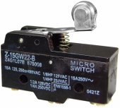 Comutator limitator cu rola si tija scurta Z15, 15A 250V, MD90601