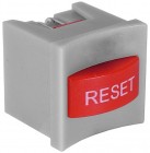 Comutator reset, cu led, 19x15x15mm, fara retinere,rosu, M68772