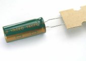 Condensator electrolitic 220uF 35V Low impedande, Yageo