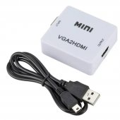 Convertor mini VGA si audio la HDMI mama, 1080P, HDTV-552