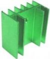 Radiator aluminiu 24x15x25 mm, verde,  M1302