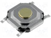 Microintrerupator 2 pozitii 4 pini 5.2x5..2x1.5mm TACTB-64K-F