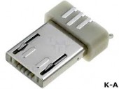 Mufa micro USB A SMD 5 pini, ESB22A112101Z