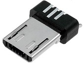 Mufa micro USB B SMD 5 pini , ESB22B112101Z