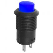 Push buton fara retinere, 1.5A 250V, albastru 16x16x30mm, M68698