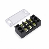 Regleta electrica 3 poli 15A 600V cu capac, MD90356