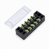 Regleta electrica 5 poli 15A 600V cu capac, MD90357