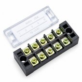 Regleta electrica 5 poli 25A 600V cu capac, MD90359