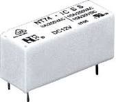 Releu 12V 10A 5 pini SPDT 20x10x12mm NT74-1C-S10-12V