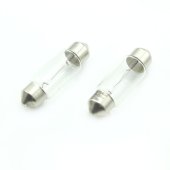Set 2 becuri auto 12V 5W  albe, tip C5W , BAA102