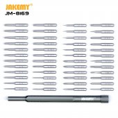 Trusa de surubelnite 48 biti in cutie magnetica din aluminiu , JM-8169