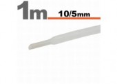 Tub termocontractabil 10mm transparent lungime 1 metru
